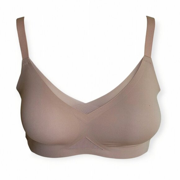 Honeylove Crossover Bra Sand 32B/C Wireless Support - Picture 2 of 10
